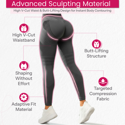 butt lifting sculpting leggings design