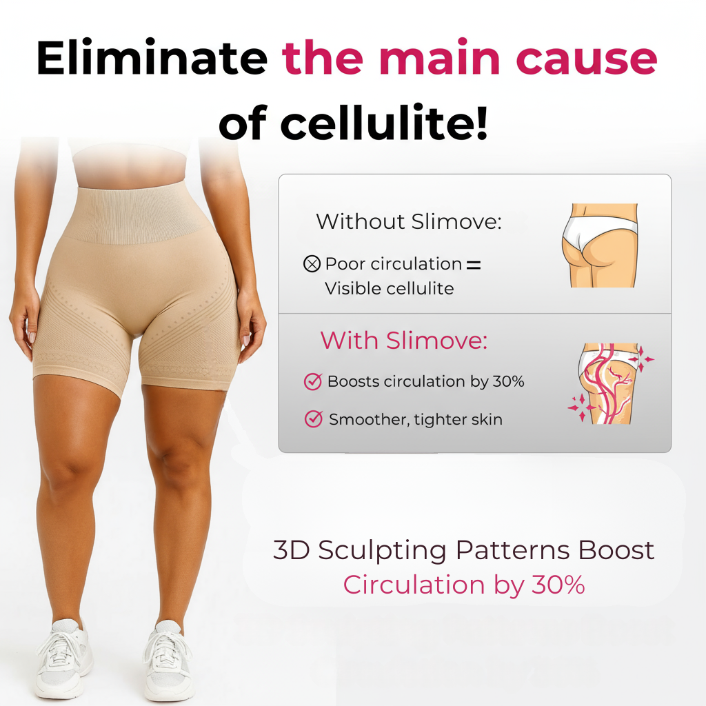 Slimove anti cellulite sculpting shorts circulation boost